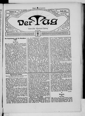 Der Tag vom 18.03.1902