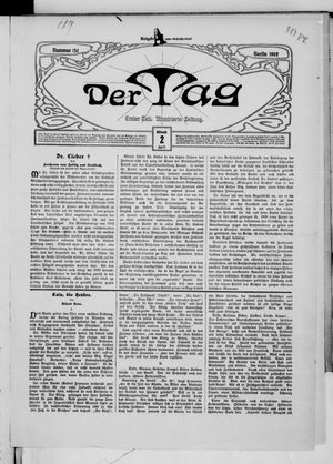 Der Tag on Apr 2, 1902