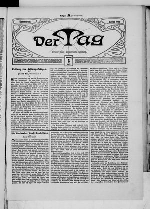 Der Tag on Apr 3, 1902