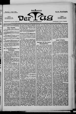 Der Tag vom 08.04.1902
