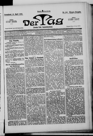 Der Tag on Apr 12, 1902