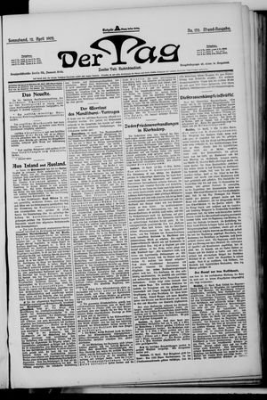 Der Tag on Apr 12, 1902