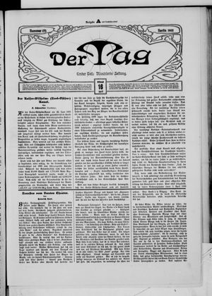 Der Tag on Apr 16, 1902