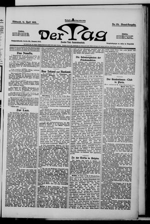 Der Tag on Apr 16, 1902