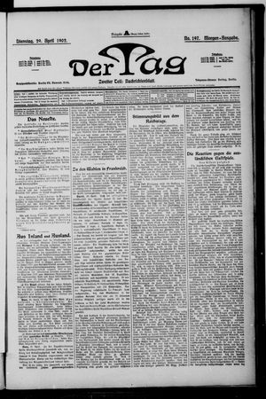 Der Tag vom 29.04.1902