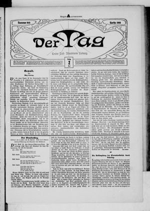 Der Tag on May 2, 1902