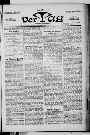 Der Tag on May 3, 1902