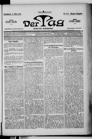 Der Tag vom 10.05.1902