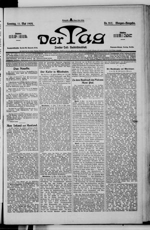 Der Tag on May 11, 1902