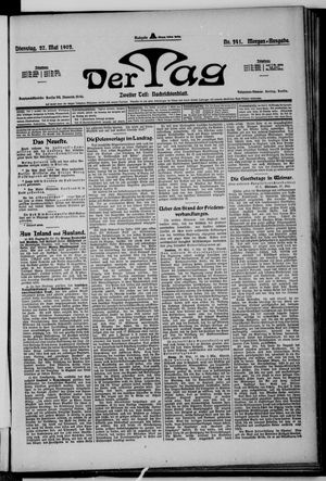 Der Tag vom 27.05.1902