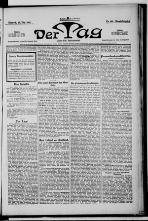 Der Tag vom 28.05.1902