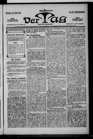 Der Tag vom 25.06.1902