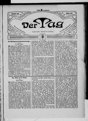 Der Tag vom 29.06.1902
