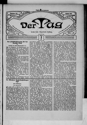 Der Tag on Jul 2, 1902