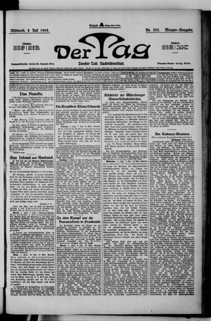 Der Tag on Jul 2, 1902