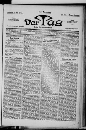 Der Tag on Jul 8, 1902