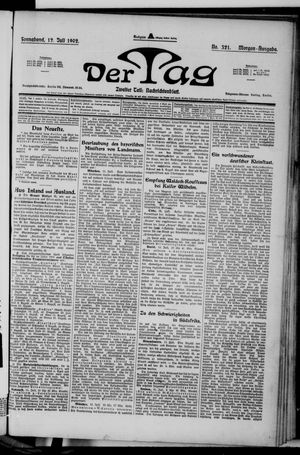 Der Tag on Jul 12, 1902