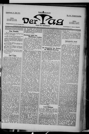 Der Tag on Jul 12, 1902