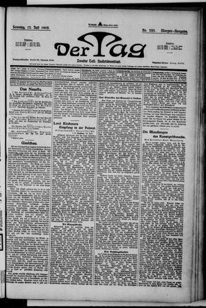 Der Tag vom 13.07.1902