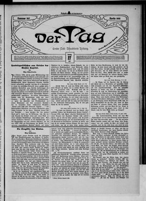 Der Tag on Jul 27, 1902