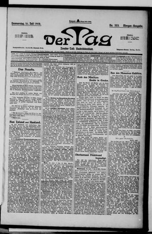Der Tag vom 31.07.1902