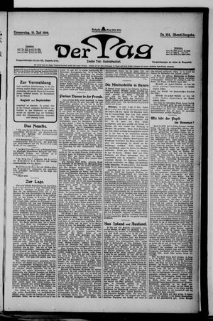 Der Tag vom 31.07.1902