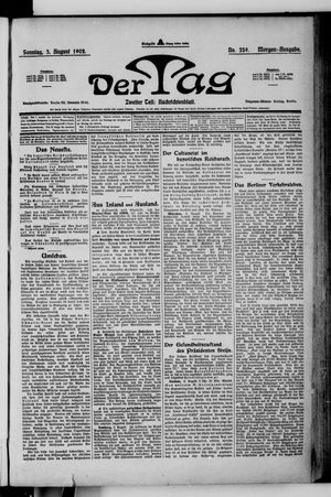 Der Tag on Aug 3, 1902