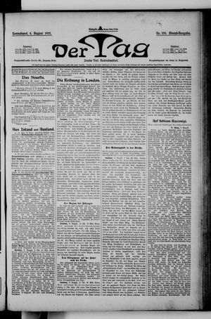 Der Tag on Aug 9, 1902