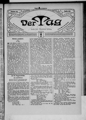 Der Tag vom 16.08.1902