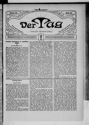 Der Tag vom 17.08.1902