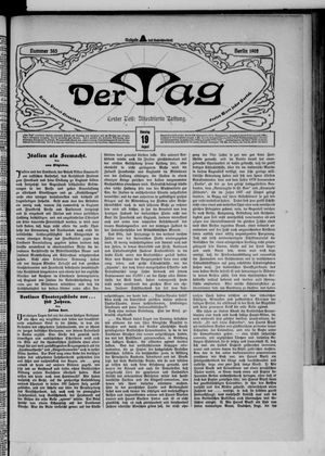 Der Tag vom 19.08.1902
