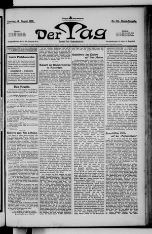 Der Tag vom 19.08.1902
