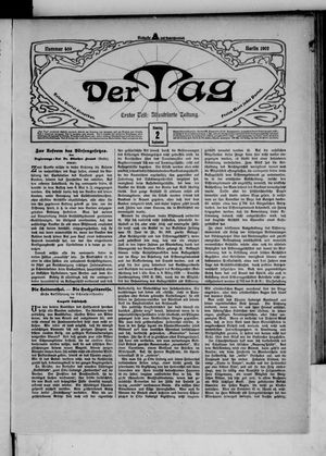 Der Tag on Sep 2, 1902