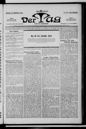 Der Tag vom 22.09.1902