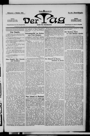Der Tag vom 01.10.1902