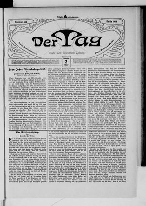 Der Tag on Oct 2, 1902