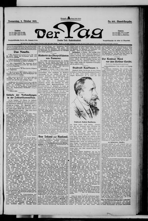Der Tag on Oct 2, 1902