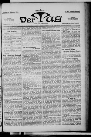 Der Tag vom 06.10.1902