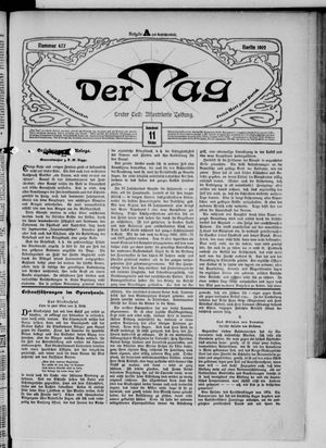 Der Tag vom 11.10.1902