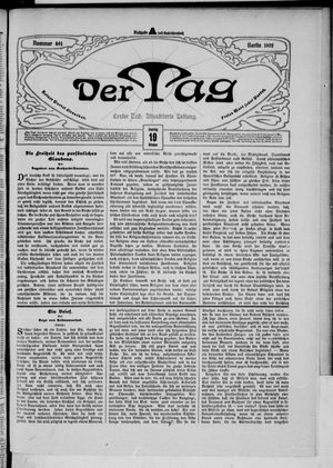 Der Tag vom 19.10.1902