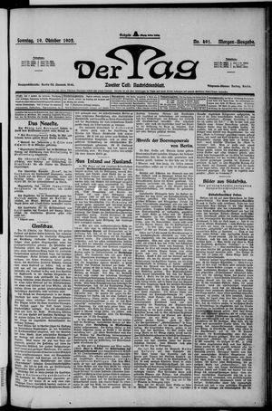Der Tag vom 19.10.1902