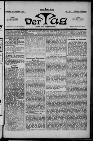 Der Tag vom 26.10.1902