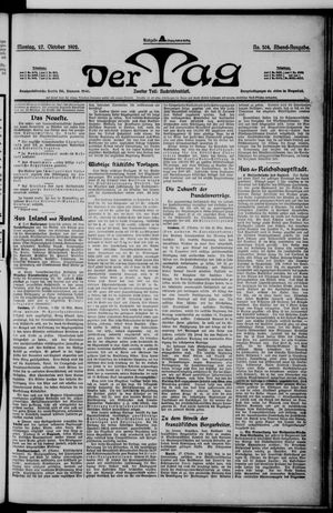 Der Tag vom 27.10.1902