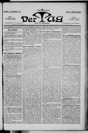 Der Tag on Nov 10, 1902