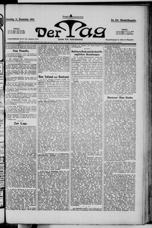 Der Tag vom 11.11.1902