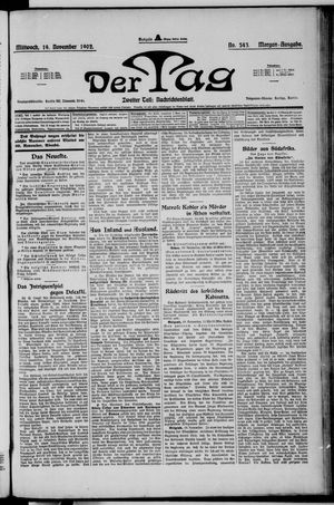 Der Tag vom 19.11.1902