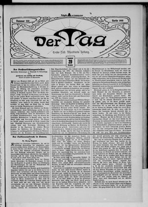 Der Tag vom 29.11.1902