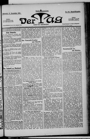Der Tag vom 17.12.1902
