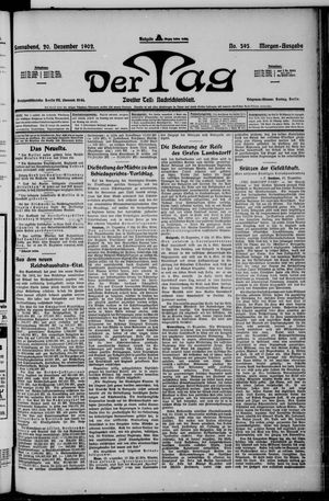 Der Tag vom 20.12.1902