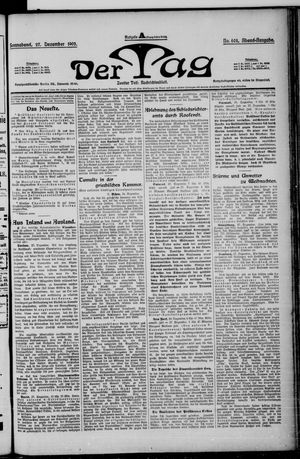 Der Tag vom 25.12.1902